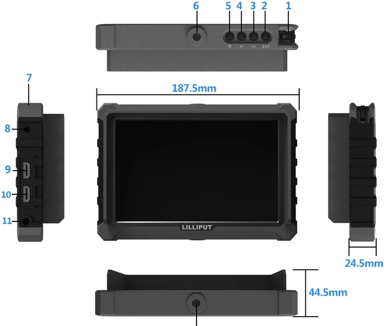 lilliput a7s black edition